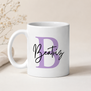 Taza Inicial y Nombre