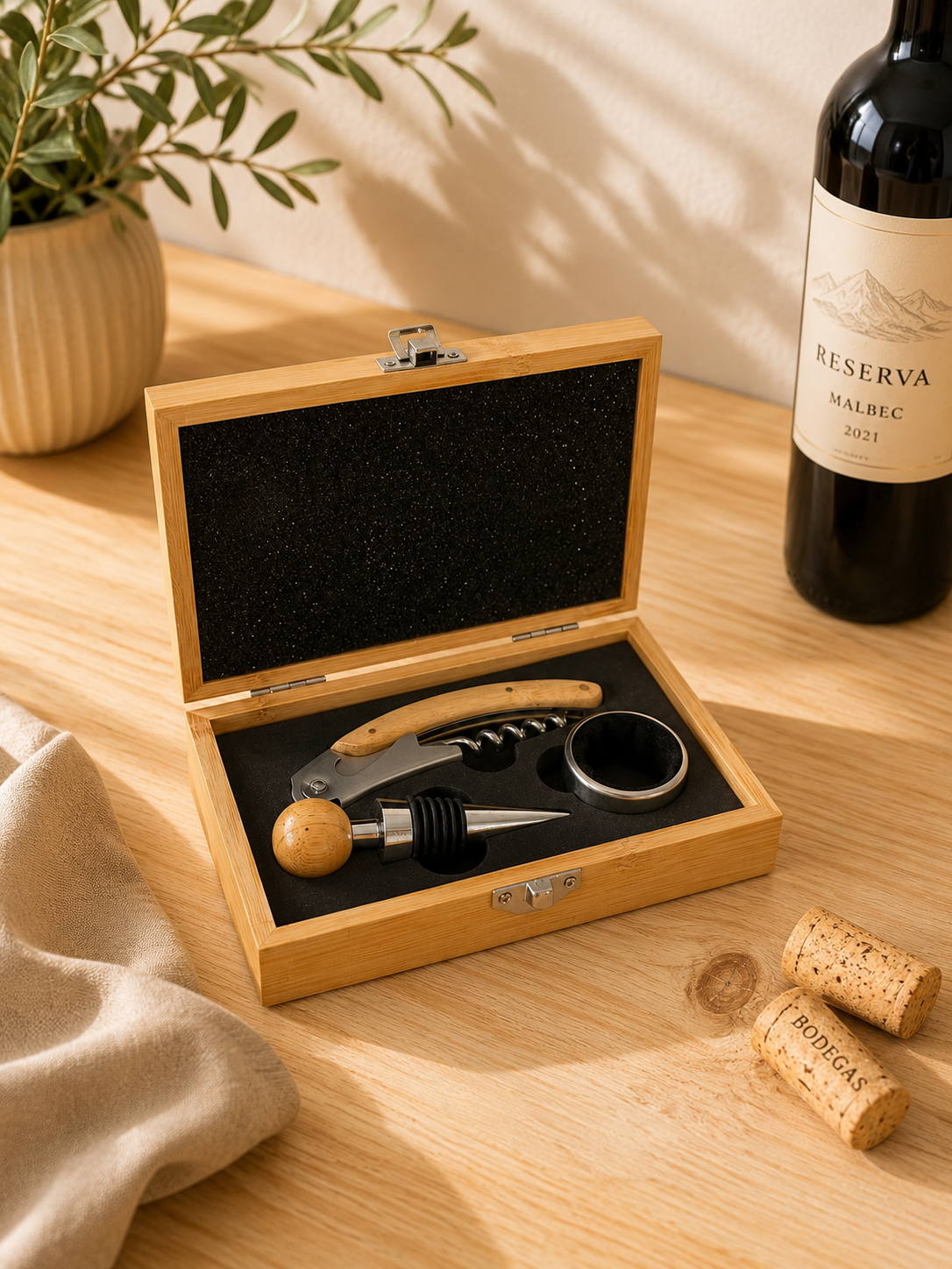 Set de Vino Personalizado