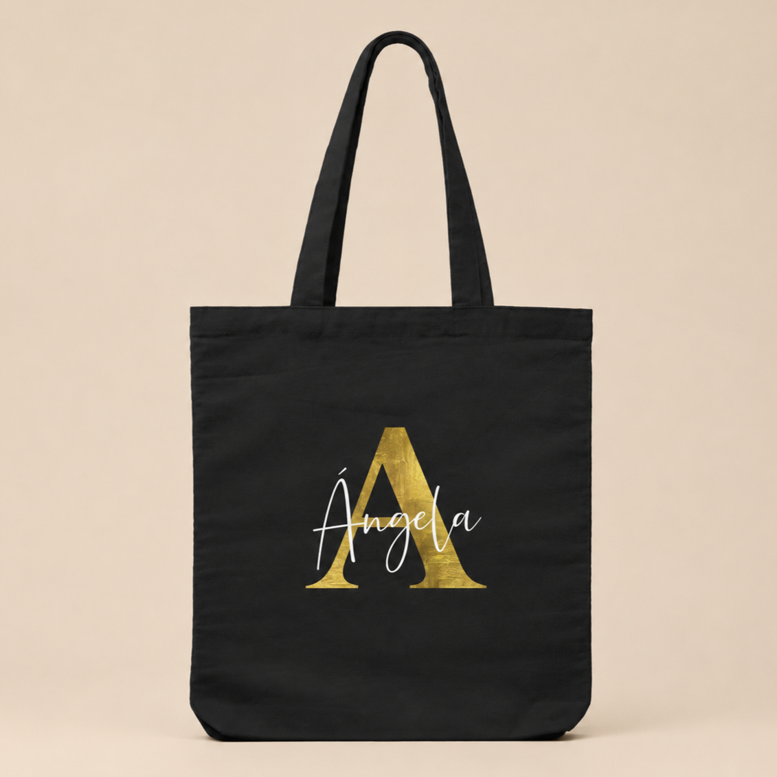 Tote Bag Algodón Negra 8oz
