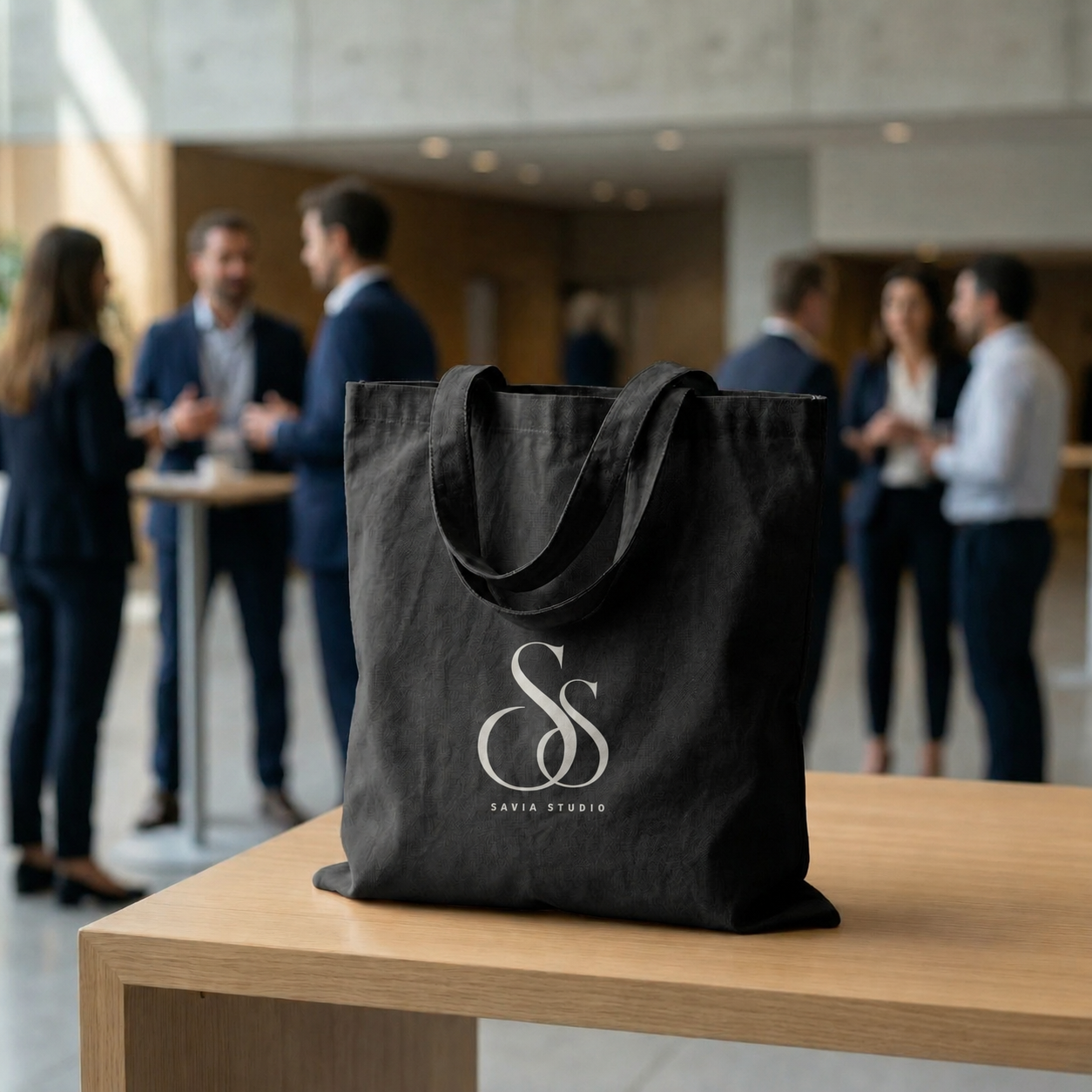 Tote Bag Algodón Negra 8oz - Imagen 3