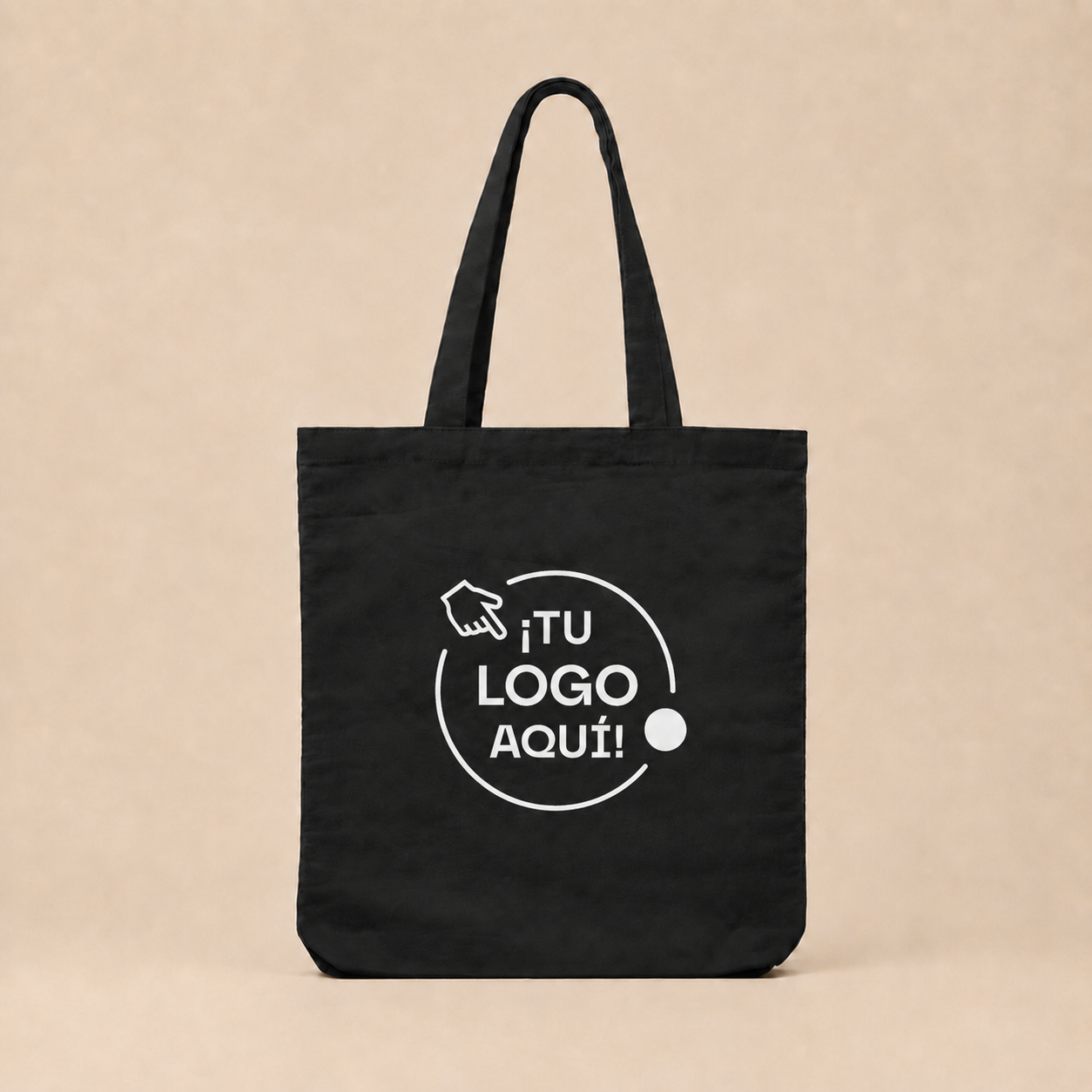 Tote Bag Algodón Negra 8oz - Imagen 4
